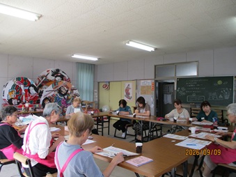 しおりの学習の様子！