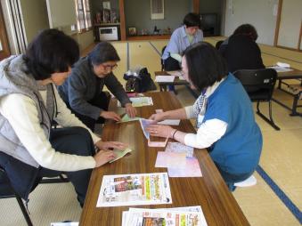 鶴のポチ袋の作成