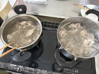 豚肉の食べ比べ