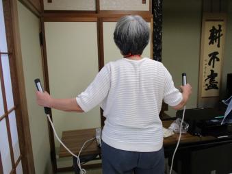 体組成測定中