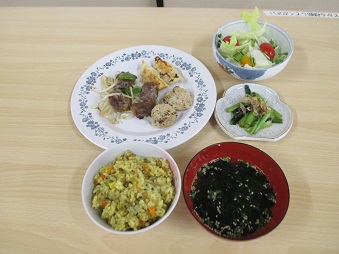 出来上がり！美味しそう！