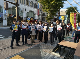 八戸地域の行進参加の皆さん♪