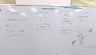 本日のメニューはこちら。