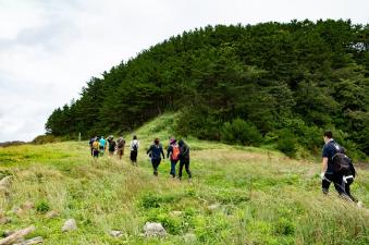 いざ！大島超え！山を越えて大島の西側へ
