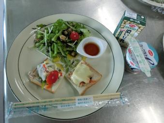 委員会で作った試食
