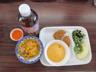 試食品！ミックスキャロットご飯がおいしいと評判！
