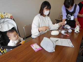 ママが作るシマエナガ、楽しみ♡